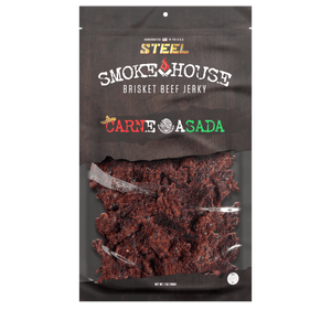 Steel Supplements Jerky Carne Asada 7 oz. Steel Smokehouse Brisket Beef Jerky