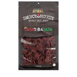 Steel Supplements Jerky Carne Asada 7 oz. Steel Smokehouse Brisket Beef Jerky