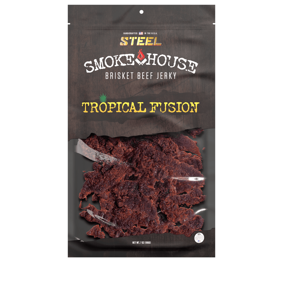 Steel Supplements Jerky Tropical Fusion 7 oz. Steel Smokehouse Brisket...