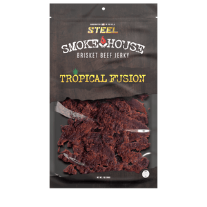 Steel Supplements Jerky Tropical Fusion 7 oz. Steel Smokehouse Brisket Beef Jerky
