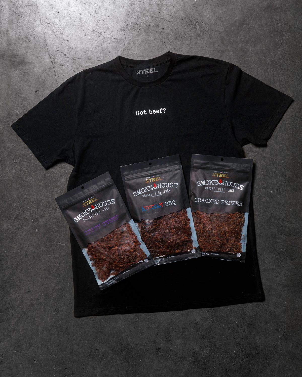 Steel Supplements Jerky Beef Jerky / Small 7oz. Jerky Variety...