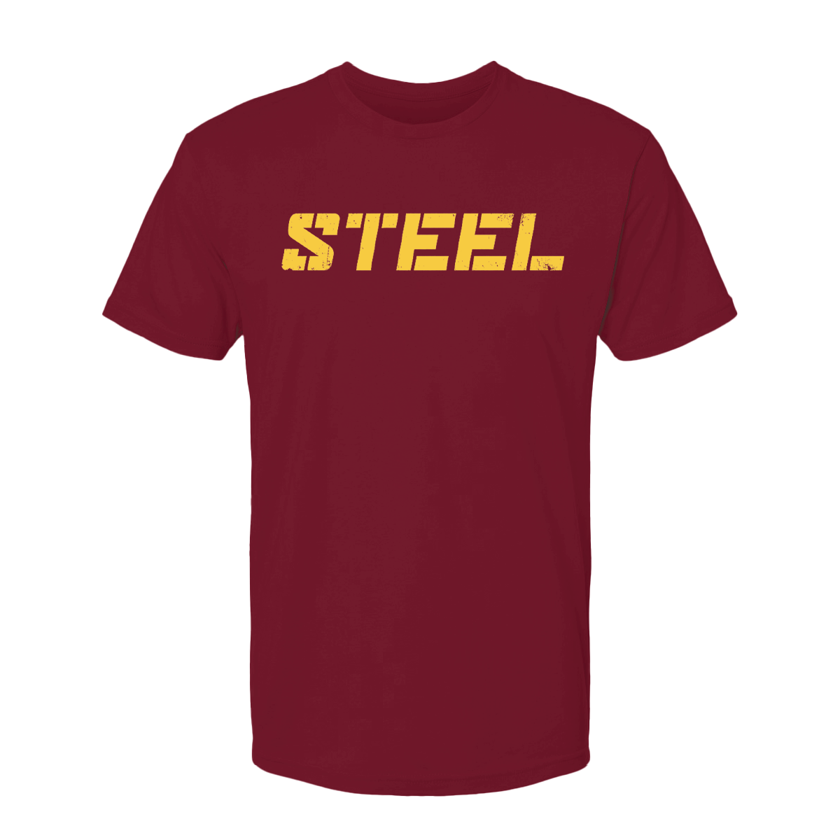 Cardinal with Yellow Steel T-Shirt