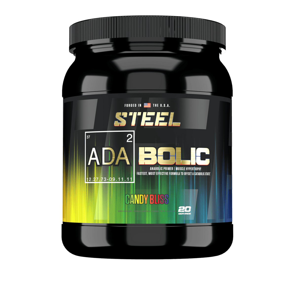 The Steel Supplements Supplement 20 Servings / Candy Bliss ADABOLIC