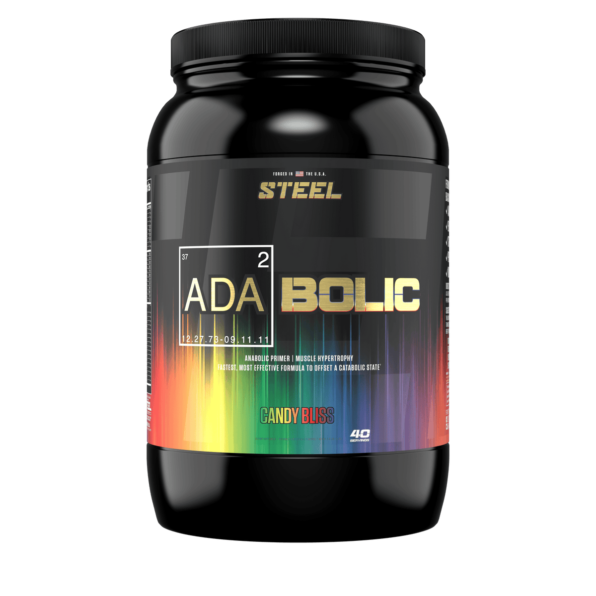 The Steel Supplements Supplement 40 Servings / Candy Bliss ADABOLIC