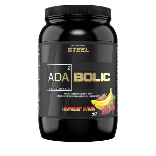 The Steel Supplements Supplement 40 Servings / Strawberry Banana ADABOLIC