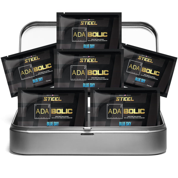 Steel Supplements Sample Blue Sky / Travel Kit (6 sample packets) ADABOLIC Sample packets