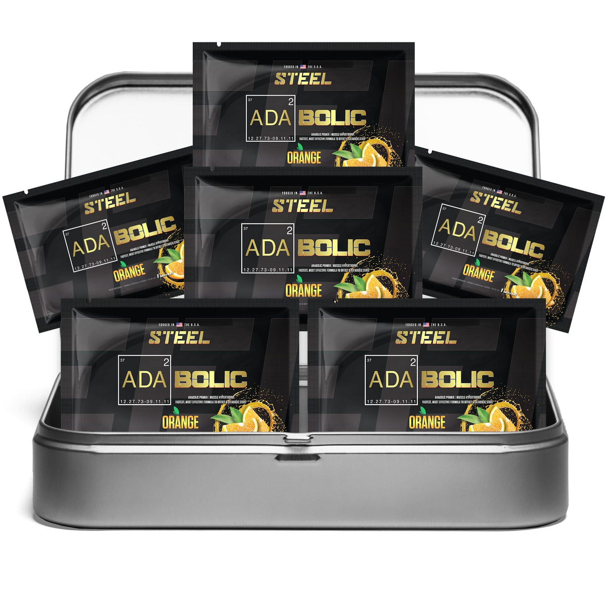Steel Supplements Sample Orange / Travel Kit (6 sample packets)...
