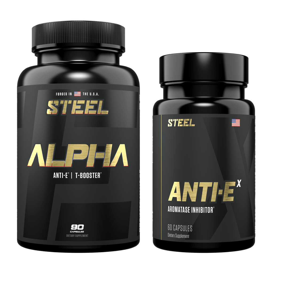 Steel Supplements Alpha &amp; Anti-Eˣ Stack