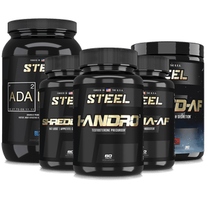 Steel Supplements Stack Blue Sky / Fruit Punch Alpha Omega Stack