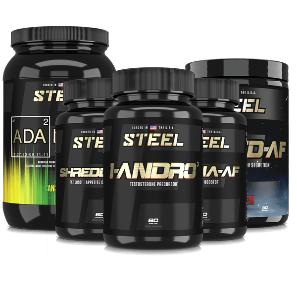 Steel Supplements Stack Candy Bliss / Fruit Punch Alpha Omega Stack