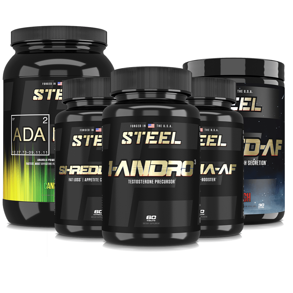 Steel Supplements Stack Candy Bliss / Fruit Punch Alpha Omega...