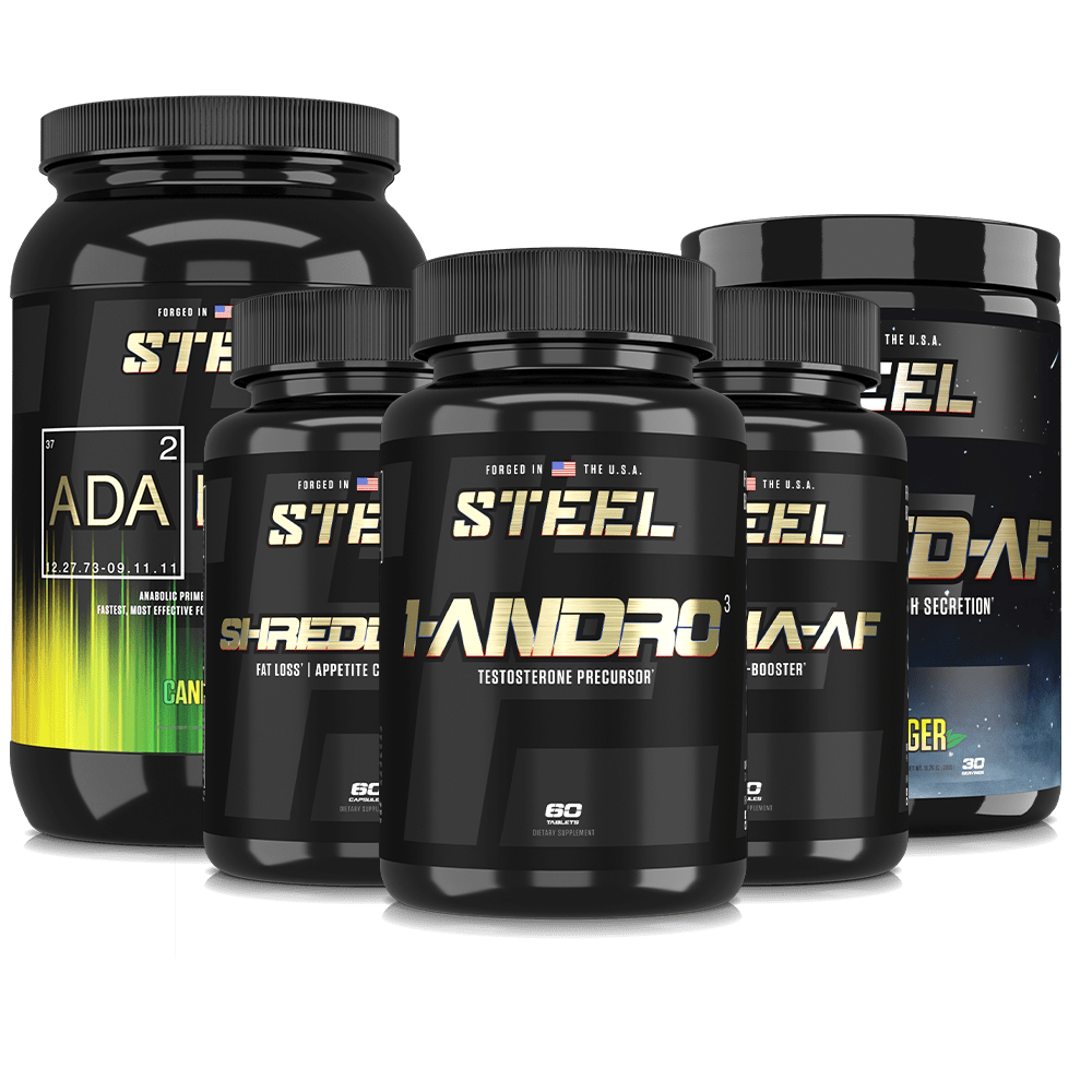 Steel Supplements Stack Candy Bliss / Lemon Ginger Alpha Omega Stack