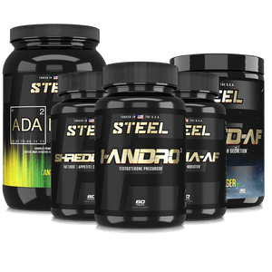 Steel Supplements Stack Candy Bliss / Lemon Ginger Alpha Omega Stack