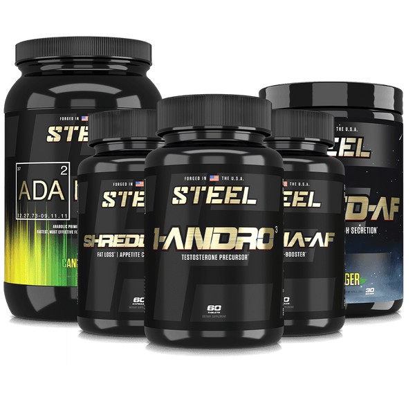 Steel Supplements Stack Candy Bliss / Lemon Ginger Alpha Omega Stack