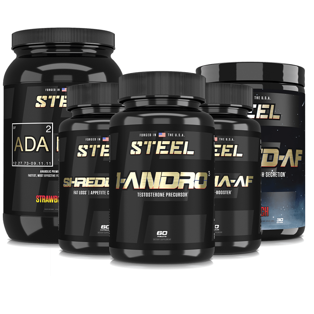 Steel Supplements Stack Strawberry Banana / Fruit Punch Alpha Omega...