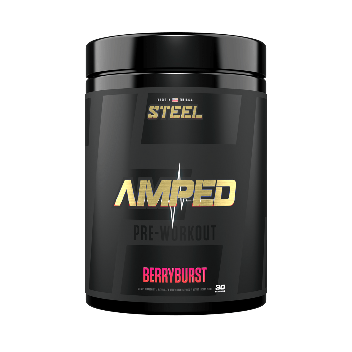 The Steel Supplements Supplement Berryburst AMPED-AF