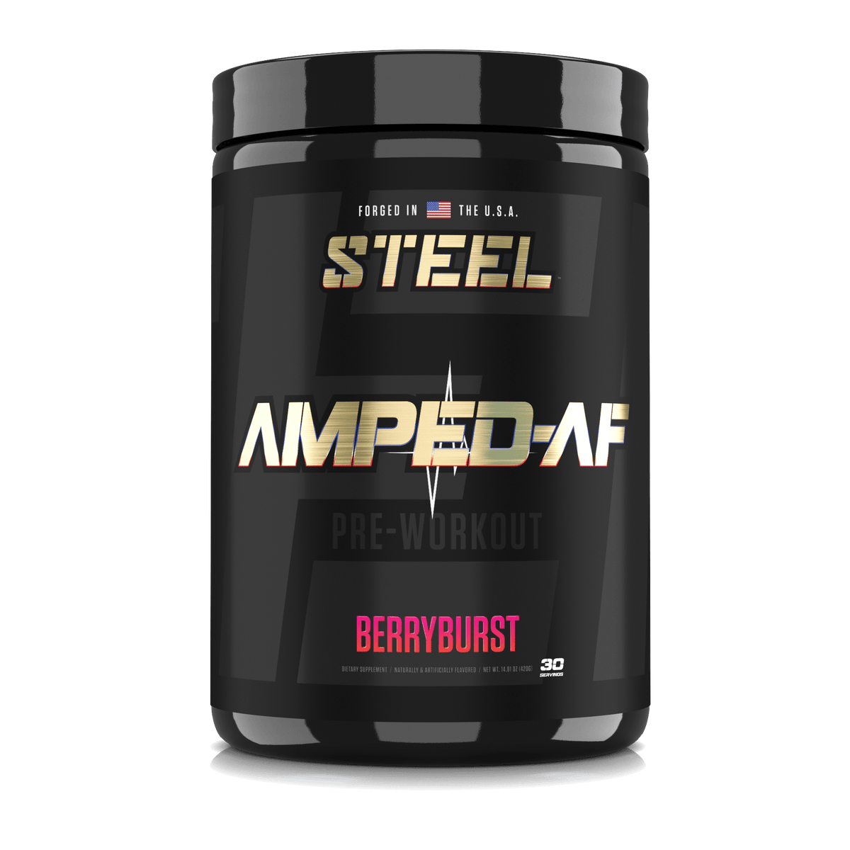 The Steel Supplements Supplement Berryburst AMPED-AF
