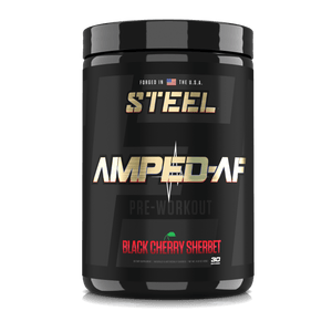 The Steel Supplements Supplement Black Cherry Sherbet AMPED-AF