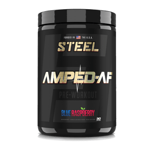 The Steel Supplements Supplement Blue Raspberry AMPED-AF