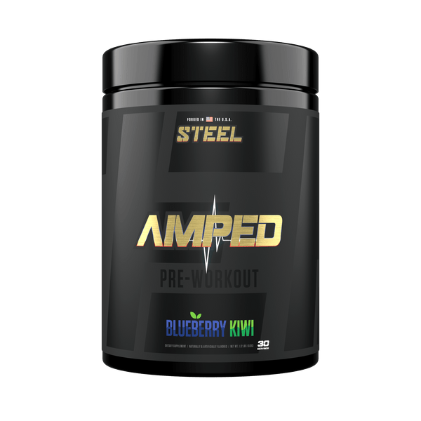 The Steel Supplements Supplement Blueberry Kiwi AMPED-AF