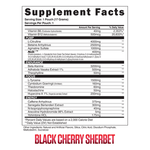 Steel Supplements Sample Amped-AF Sample Packets