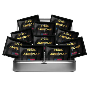 Steel Supplements Sample Blue Raspberry / Travel Kit (10 Samples Packets) Amped-AF Sample Packets