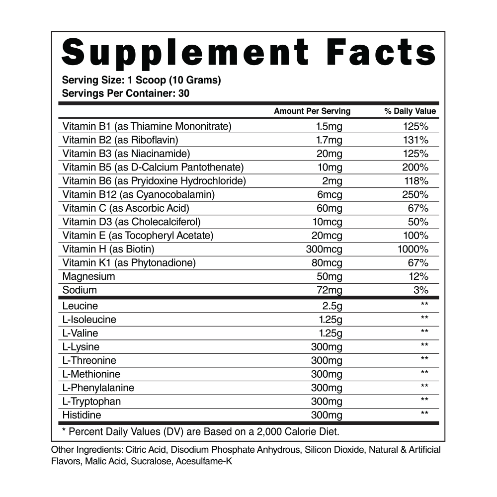The Steel Supplements Supplement BCAAS|EAAS