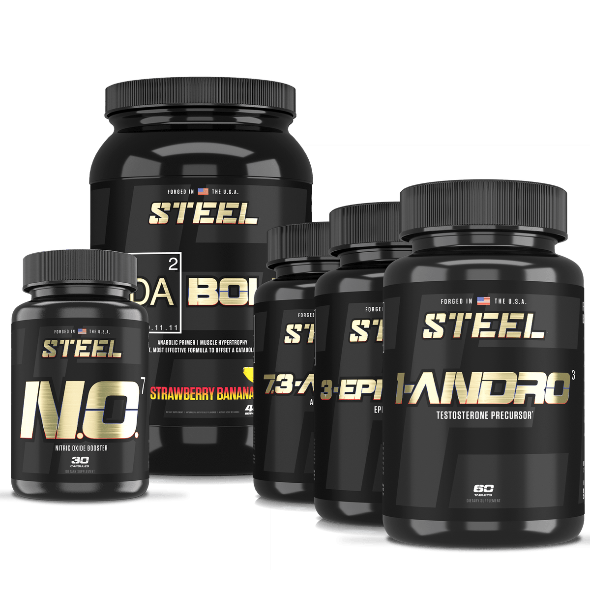 Steel Supplements Stack Strawberry Banana Beach Bod Stack