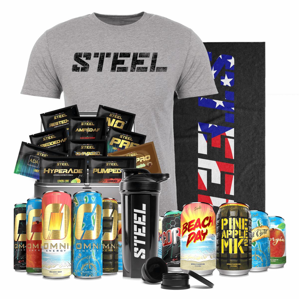 Steel Supplements Men&#39;s T-Shirt- S ‍Black Friday Gift (100% off)