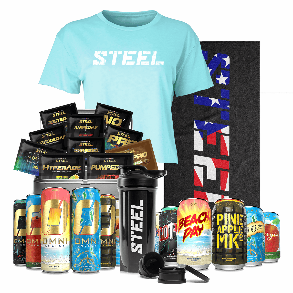 Steel Supplements Women&#39;s Crop Top- S ‍Black Friday Gift (100%...