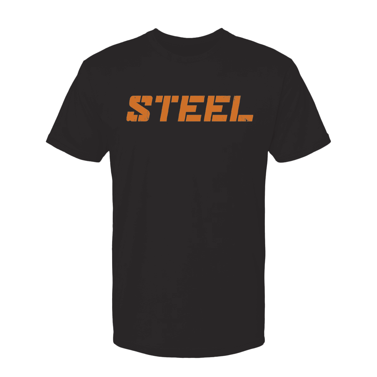 Steel Supplements Apparel S Black with Orange Steel T-Shirt