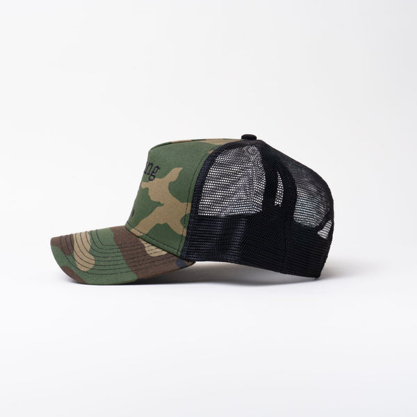 The Steel Supplements Hat Camo Typewriter