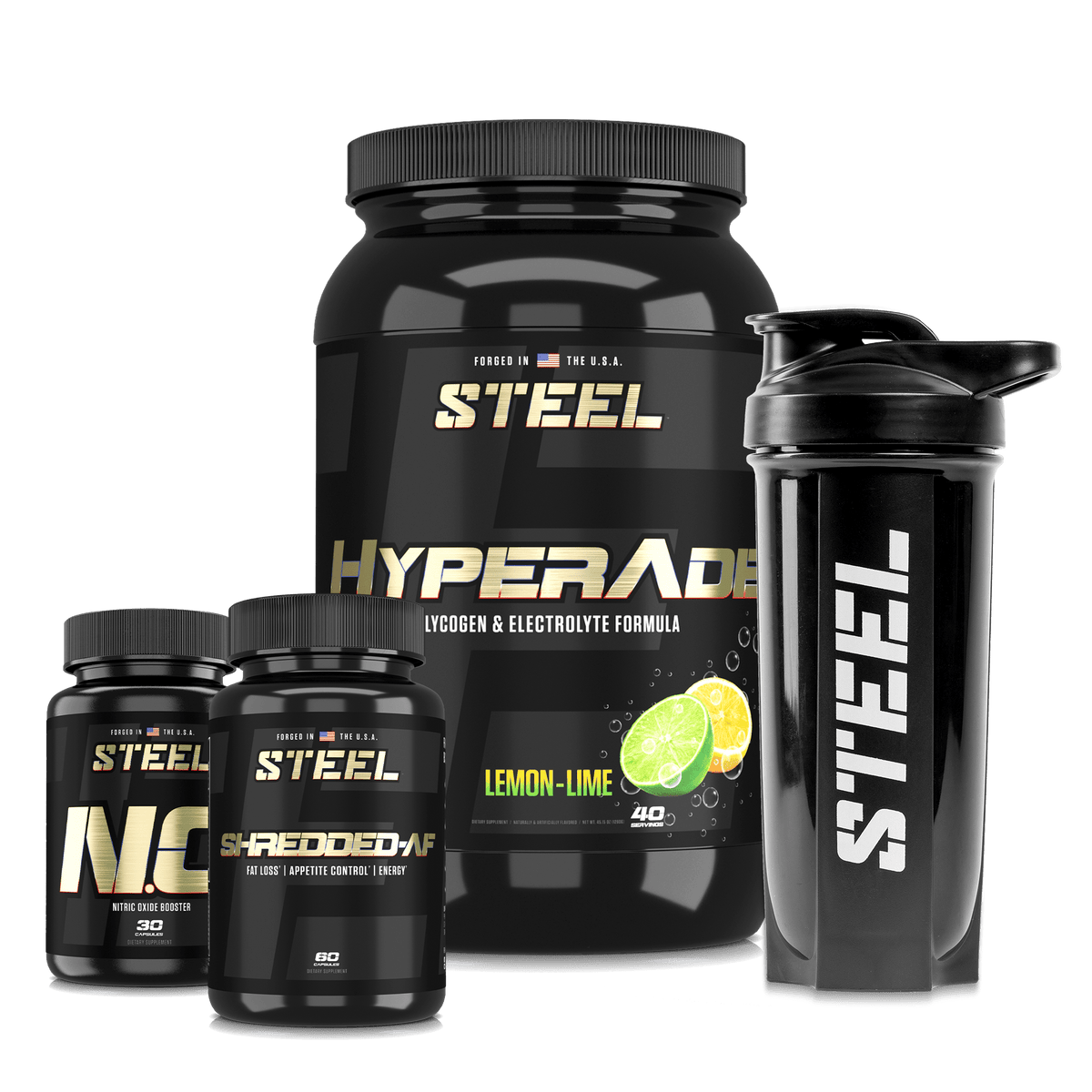 Steel Supplements Stack Lemon-Lime Cardio Recovery Stack