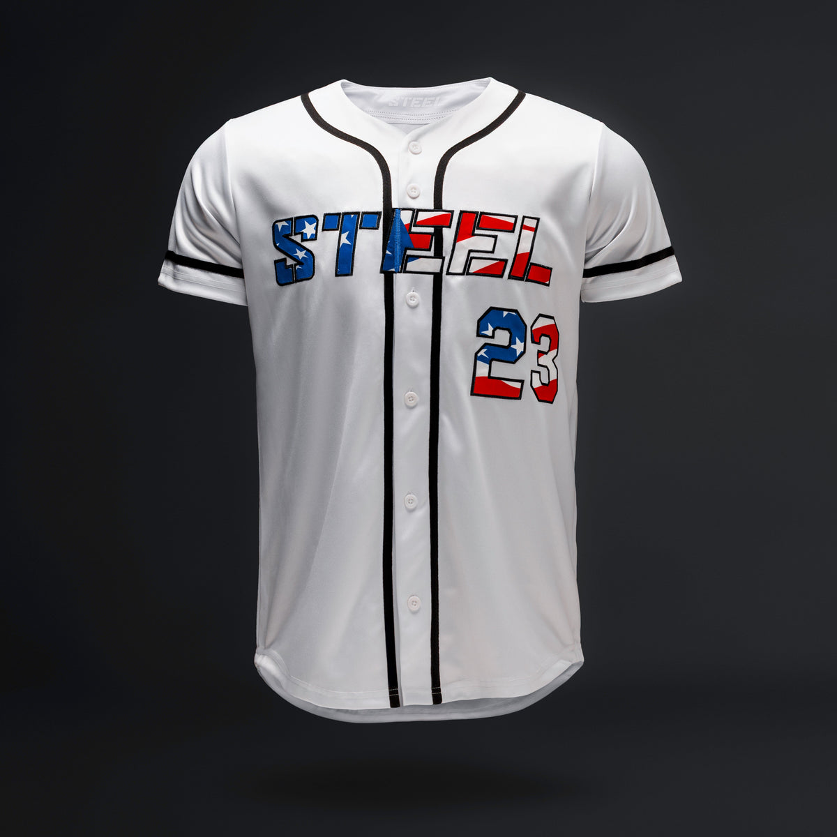 Steel Co White USA Jersey / S CHANGEUP JERSEY