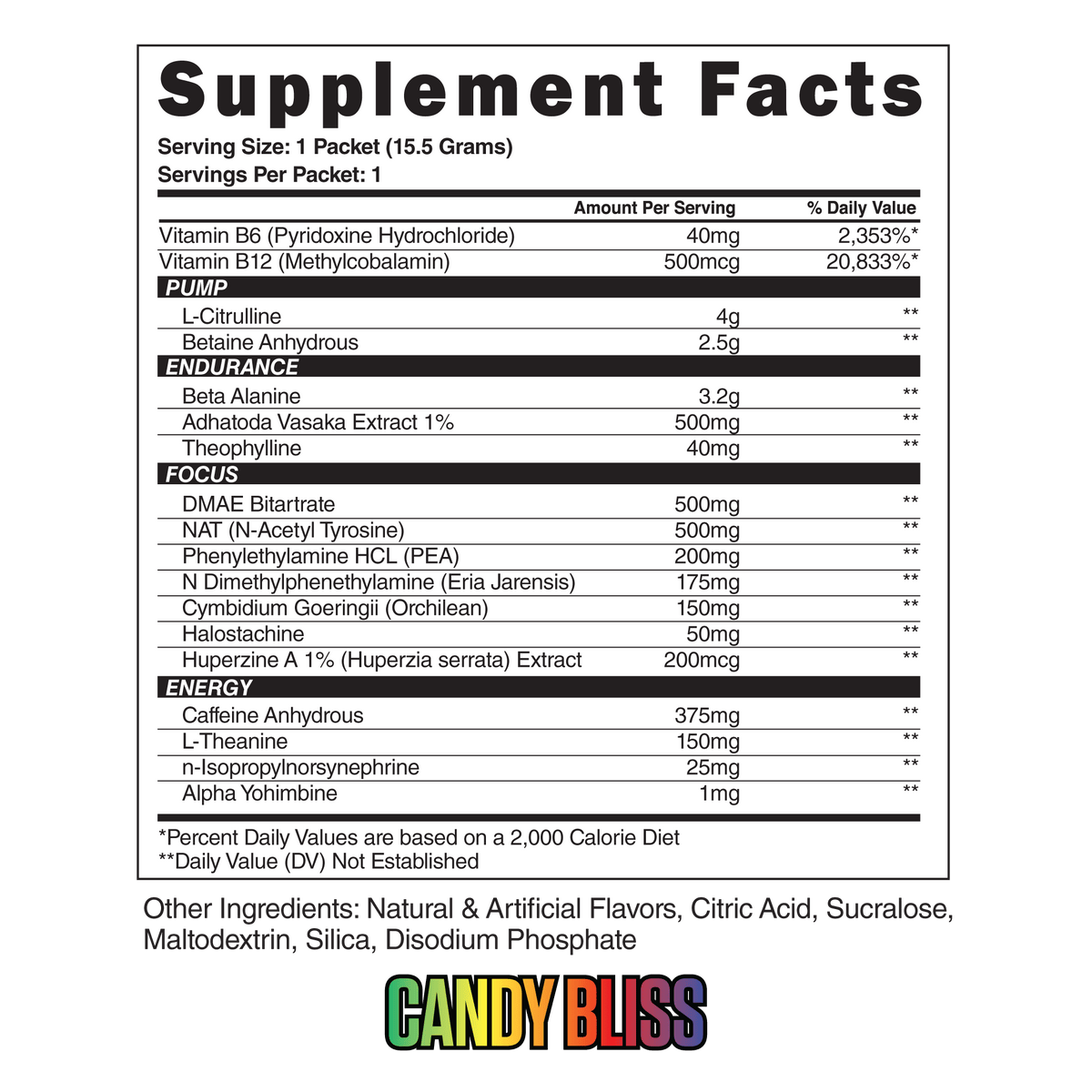 Steel Supplements Sample Charged Sample Packets