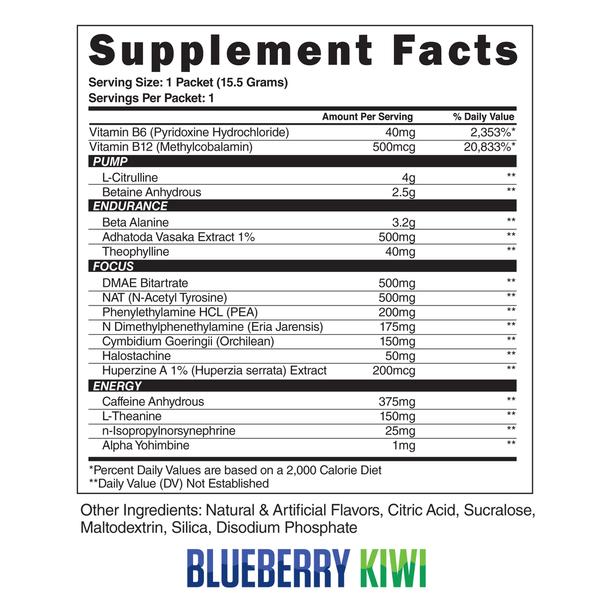 Steel Supplements Sample Charged Sample Packets