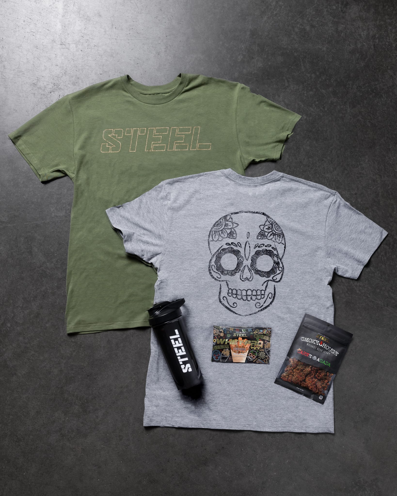 Steel Supplements Promo Bundle Gray Cinco de Mayo / L Cinco de Mayo Starter Bundle