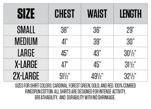 Steel Supplements Apparel Collegiate T-Shirt Series