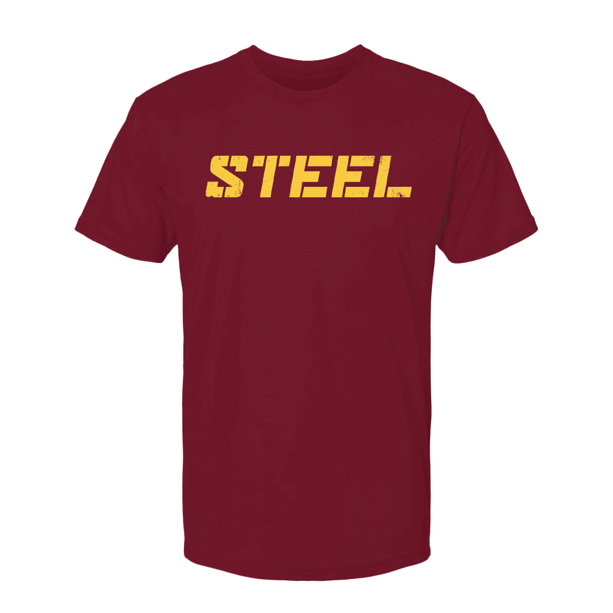 Steel Supplements Apparel Cardinal with Yellow STEEL / S Collegiate...