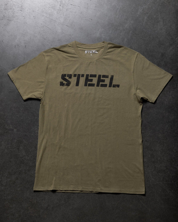 Steel Supplements Coyote Green with Black STEEL