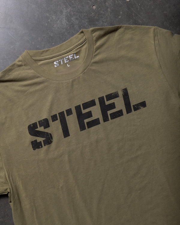 Steel Supplements Coyote Green with Black STEEL