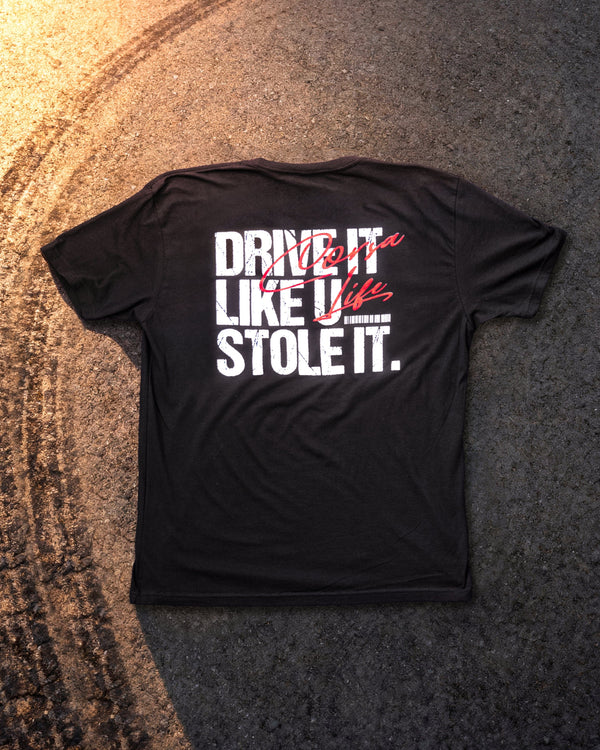 The Steel Supplements Apparel Drive it Like You Stole It- White Version