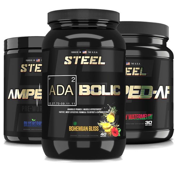 Steel Supplements Stack ENHANCED PRE-WORKOUT STACK