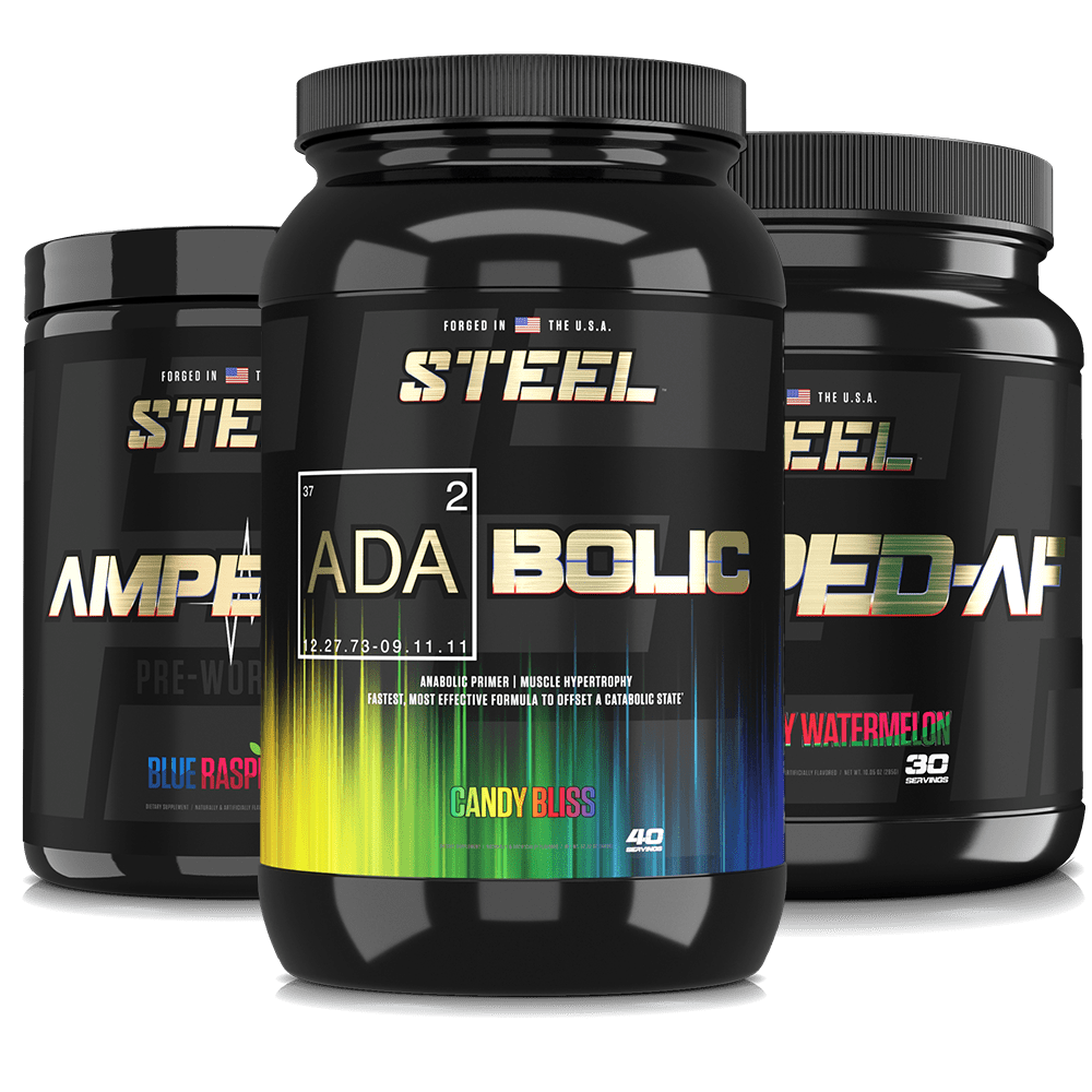 Steel Supplements Stack Candy Bliss / Blue Raspberry / Strawberry...