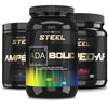 Steel Supplements Stack Candy Bliss / Blueberry Kiwi / Blue Raspberry ENHANCED PRE-WORKOUT STACK