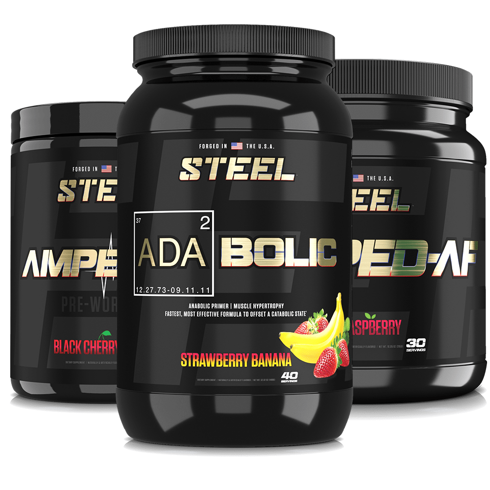 Steel Supplements Stack Strawberry Banana / Black Cherry Sherbet /...