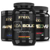 Steel Supplements Stack Strawberry Banana / Blueberry Kiwi / Strawberry Watermelon ENHANCED PRE-WORKOUT STACK