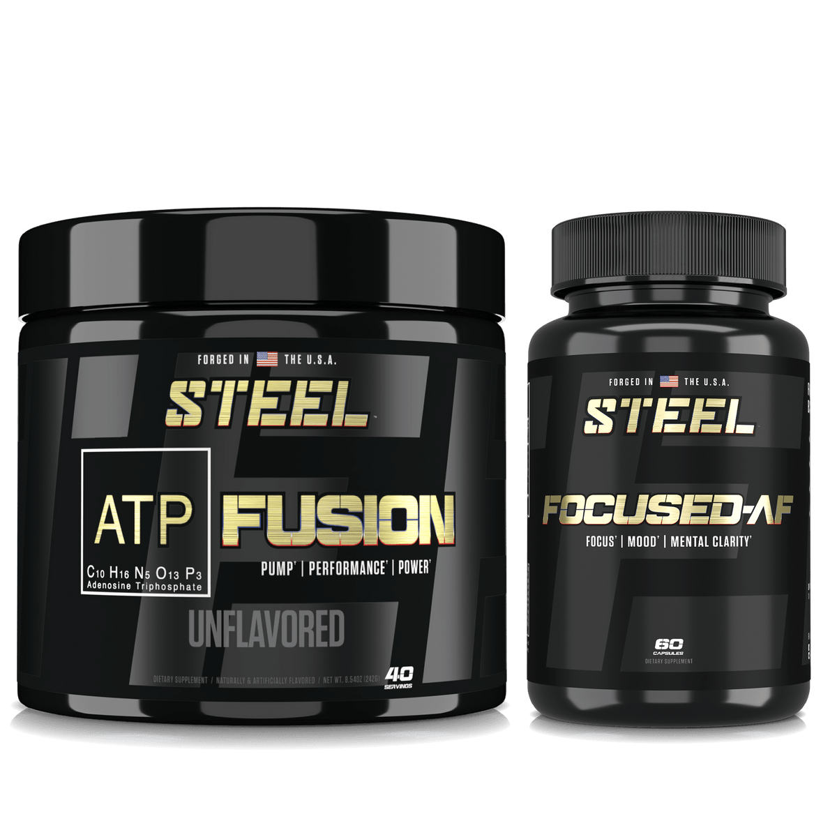 Steel Supplements ATP-Fusion | Optimized Absorption Creatine Monohydrate  Workout Supplement | Bloat …See more Steel Supplements ATP-Fusion |  Optimized