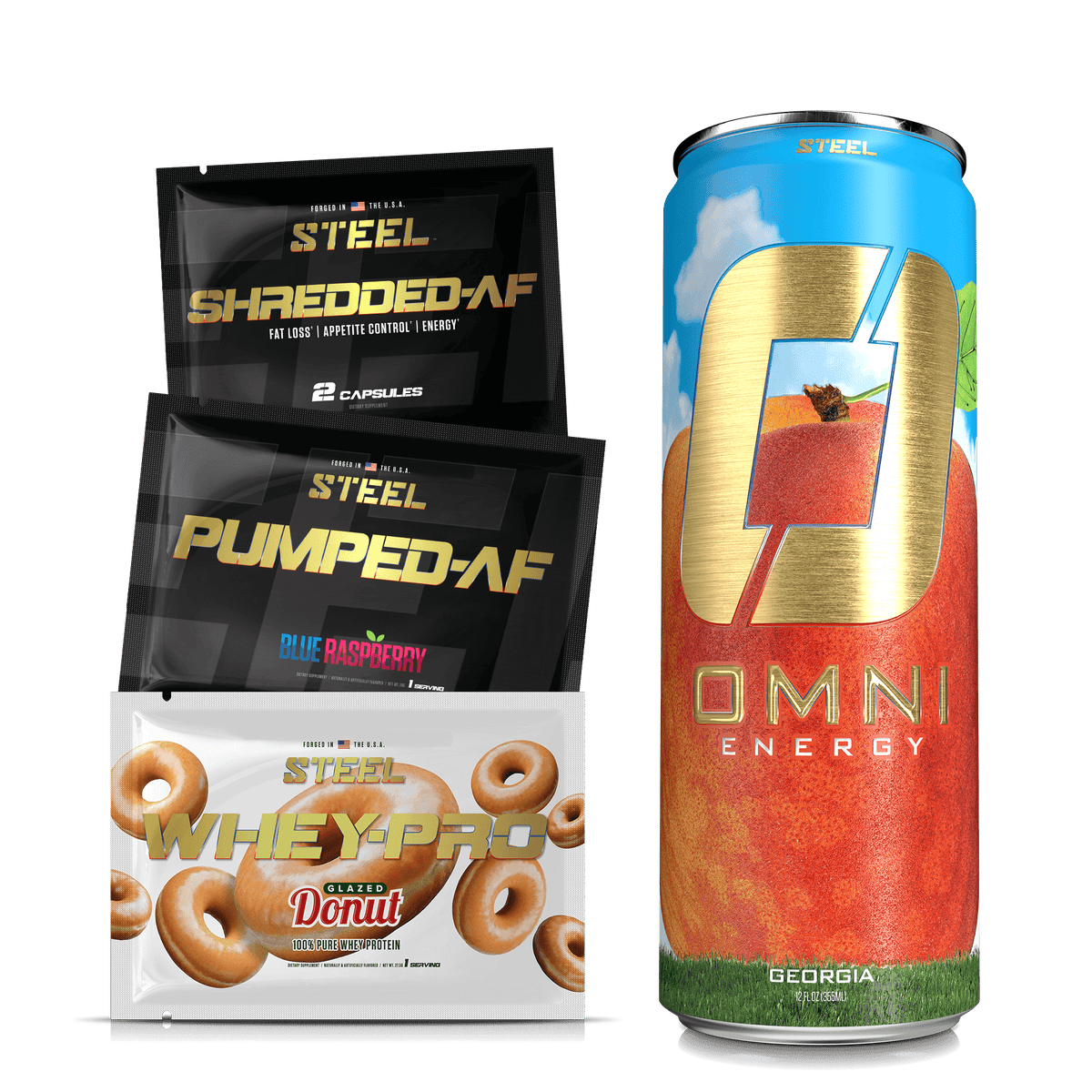 Steel Supplements Sample Free Sample Bundle + Omni Georgia