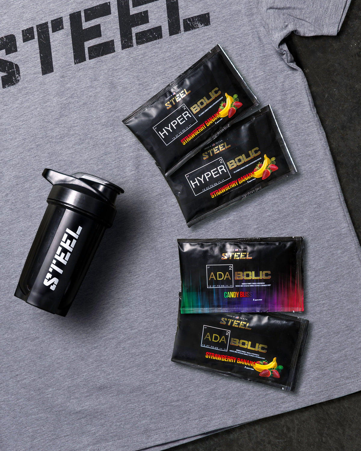 Steel Supplements Promo Bundle hyperbolic and adabolic bundle